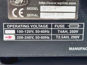 Thumbnail image of WPI Air-Therm SMT Humidity and Temperature Control 230V Model: 98736-4