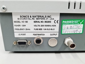 Thumbnail image of Sonics Vibra Cell Ultrasonic Processor VC 130