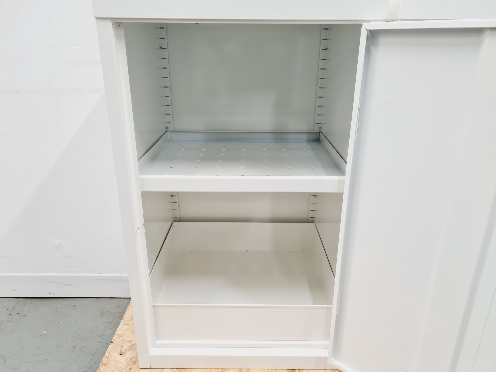 Image of 2 × Hazardous Chemical Storage Cabinets White