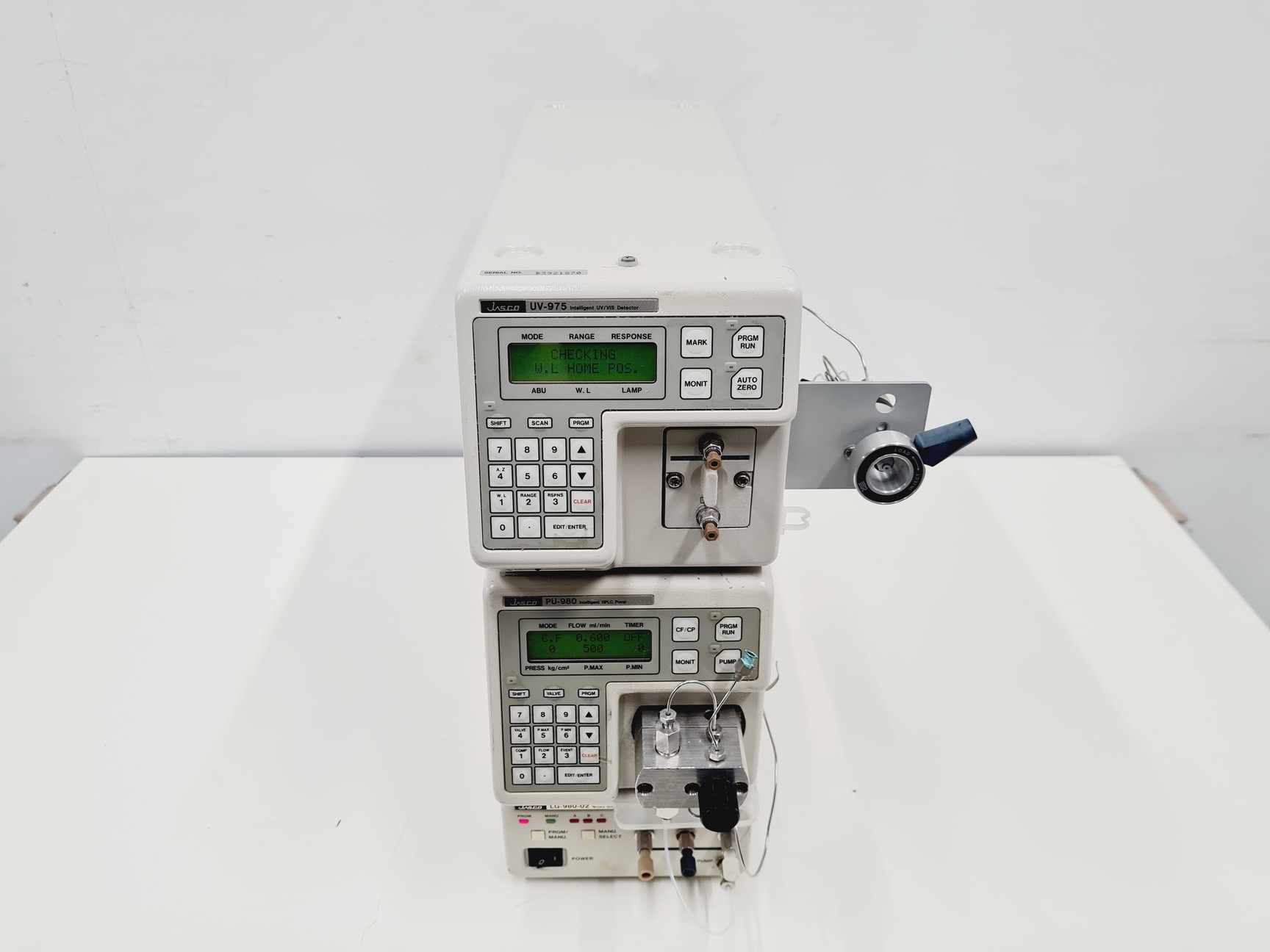 Image of Jasco UV-975, PU-980, LG-980-02 HPLC System