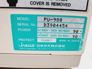 Thumbnail image of Jasco UV-975, PU-980, LG-980-02 HPLC System
