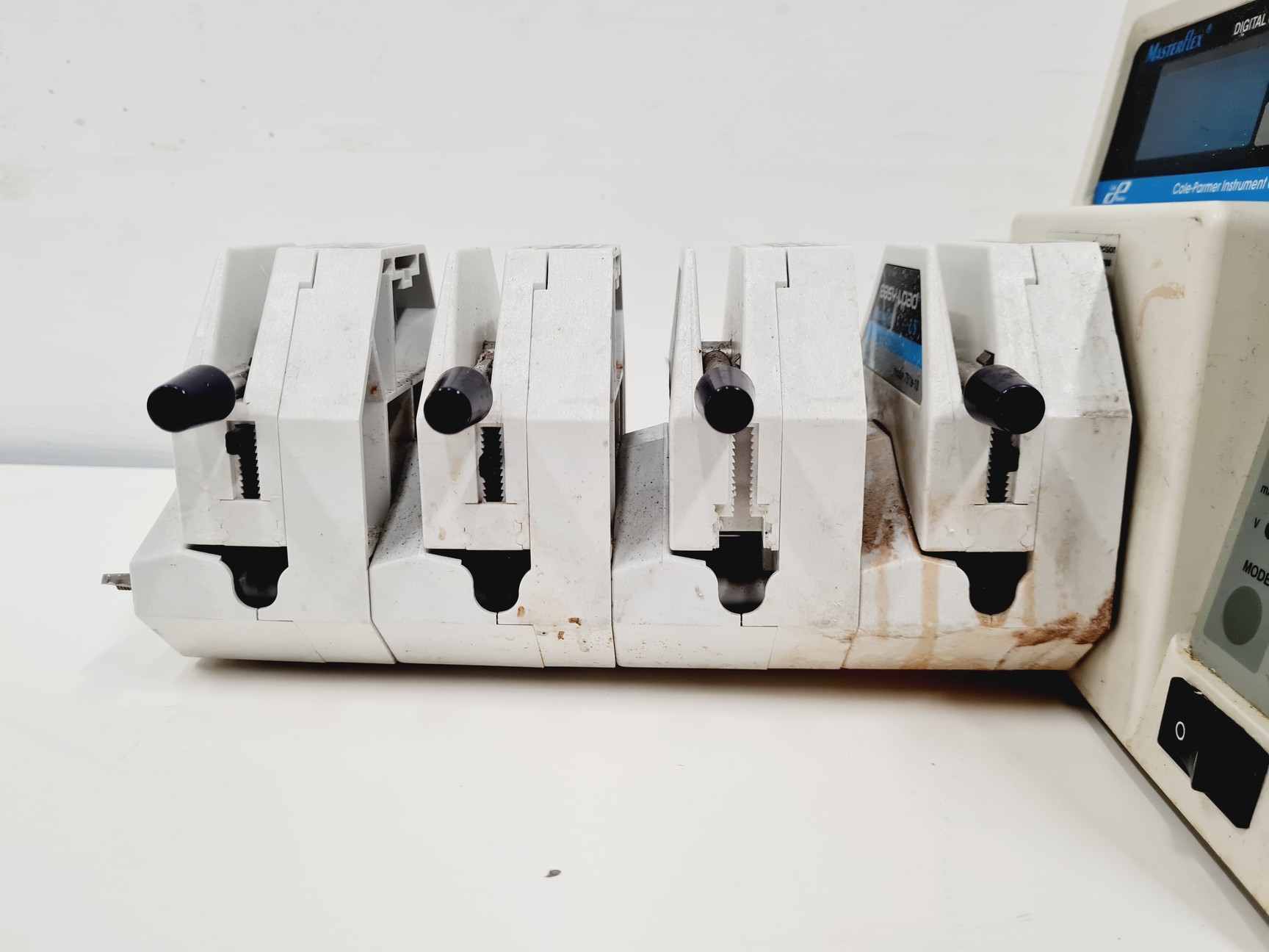 Image of Cole-Parmer 7523-37 MasterFlex Peristaltic Pump with 4 x Easy Load Pump Heads
