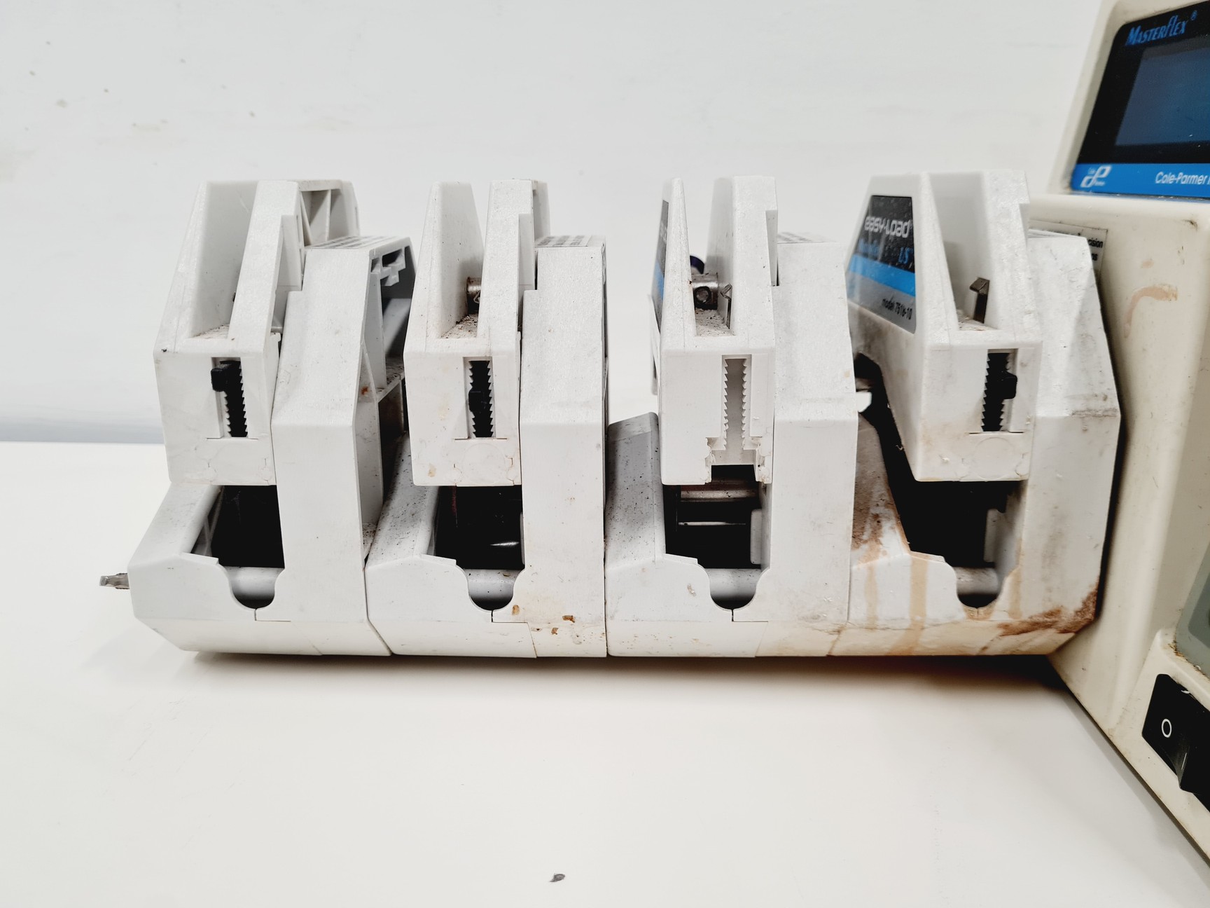 Image of Cole-Parmer 7523-37 MasterFlex Peristaltic Pump with 4 x Easy Load Pump Heads