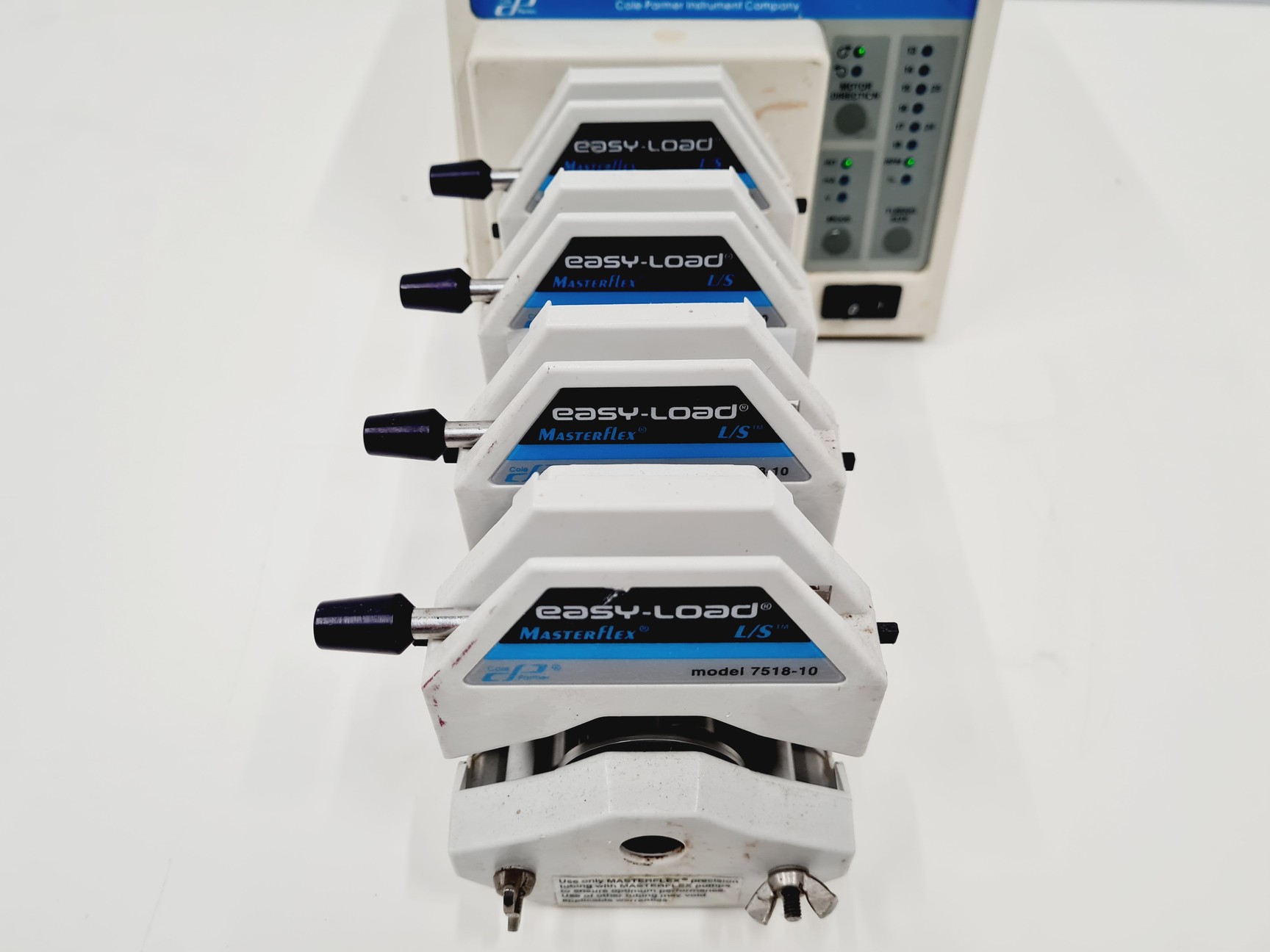 Image of Cole-Parmer 7523-37 MasterFlex Peristaltic Pump with 4 x Easy Load Pump Heads