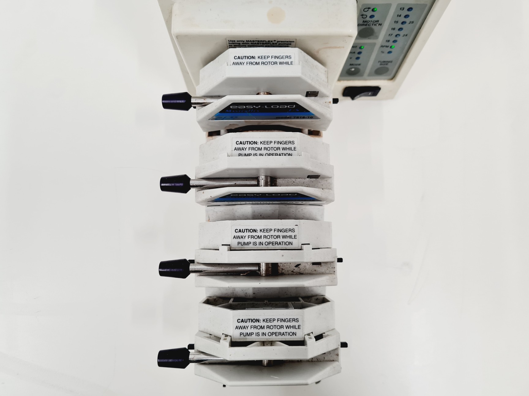 Image of Cole-Parmer 7523-37 MasterFlex Peristaltic Pump with 4 x Easy Load Pump Heads