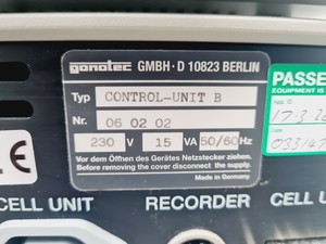 Thumbnail image of GonoTec Osmomat 070 Cell Unit and Osmomat 070/090 Control Unit B