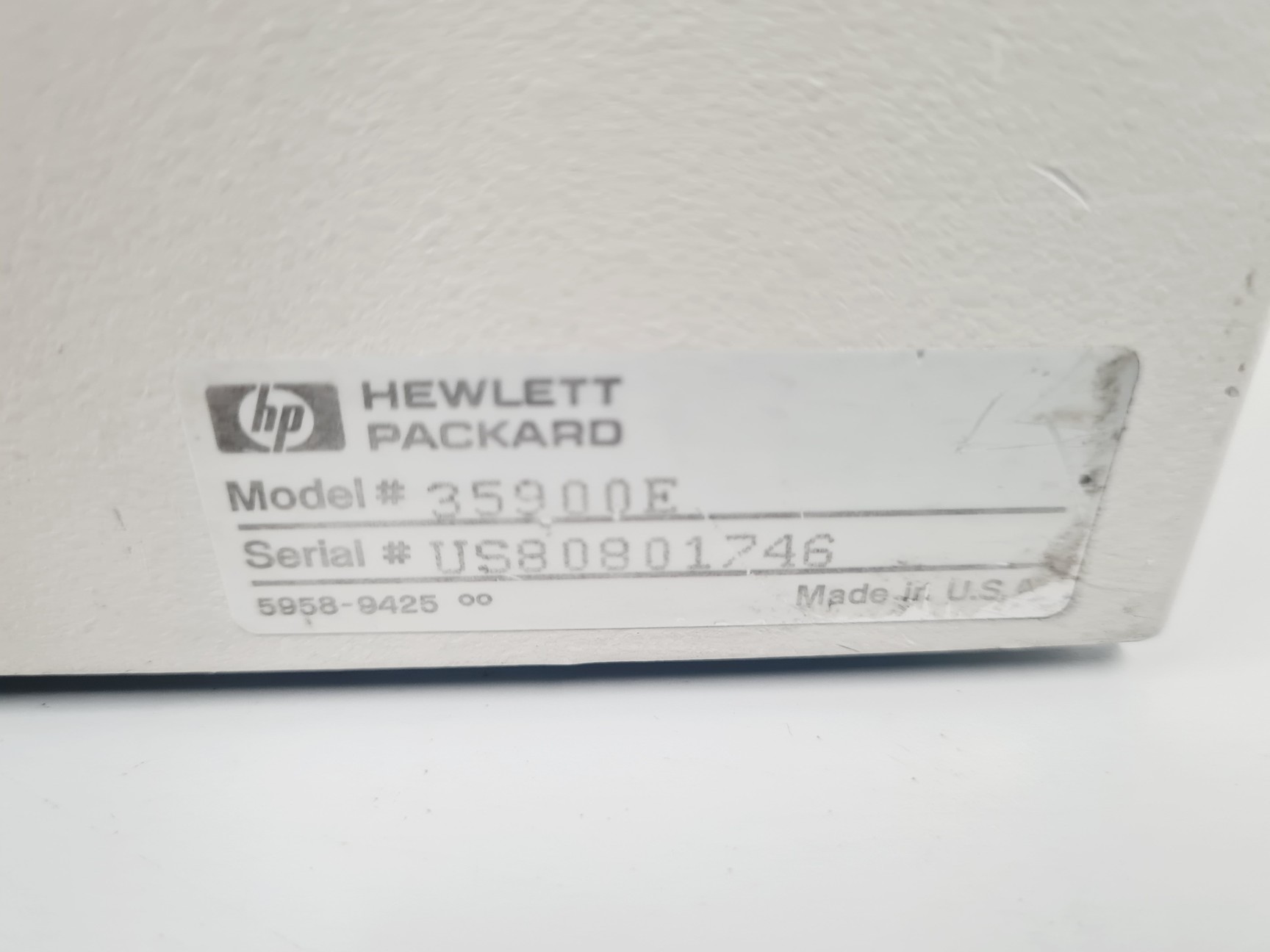 Image of Hewlett Packard Interface 35900E 