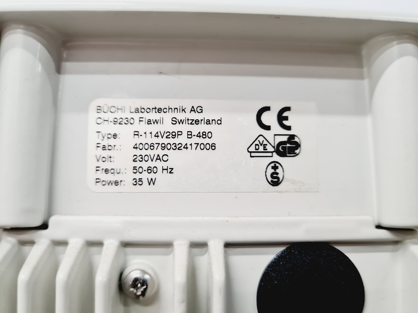 Image of Buchi Rotavapor R-114 and Buchi Waterbath B-481