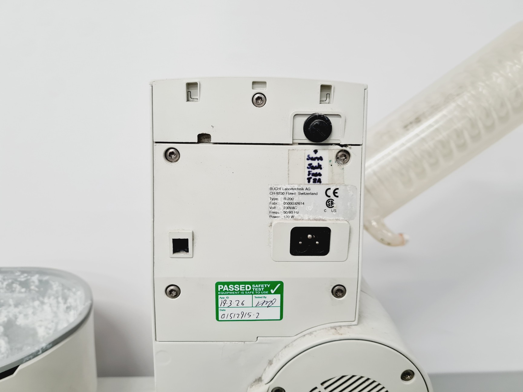 Image of Buchi Rotavapor R-200 and Buchi Heating Bath B-490