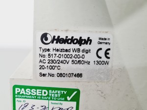 Thumbnail image of Heidolph Laborota 4001 Rotavapor with Heidolph Heizbad WB Digit Waterbath
