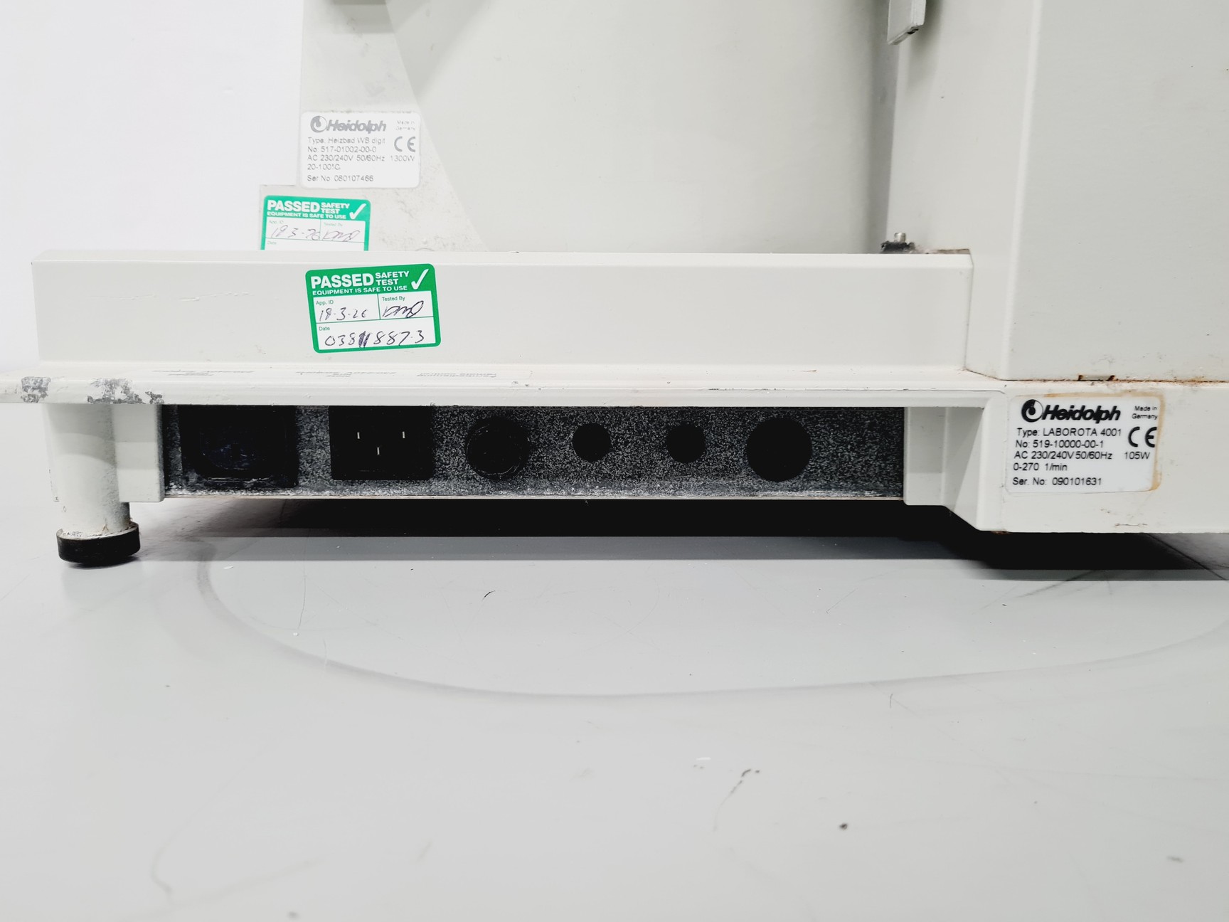 Image of Heidolph Laborota 4001 Rotavapor with Heidolph Heizbad WB Digit Waterbath