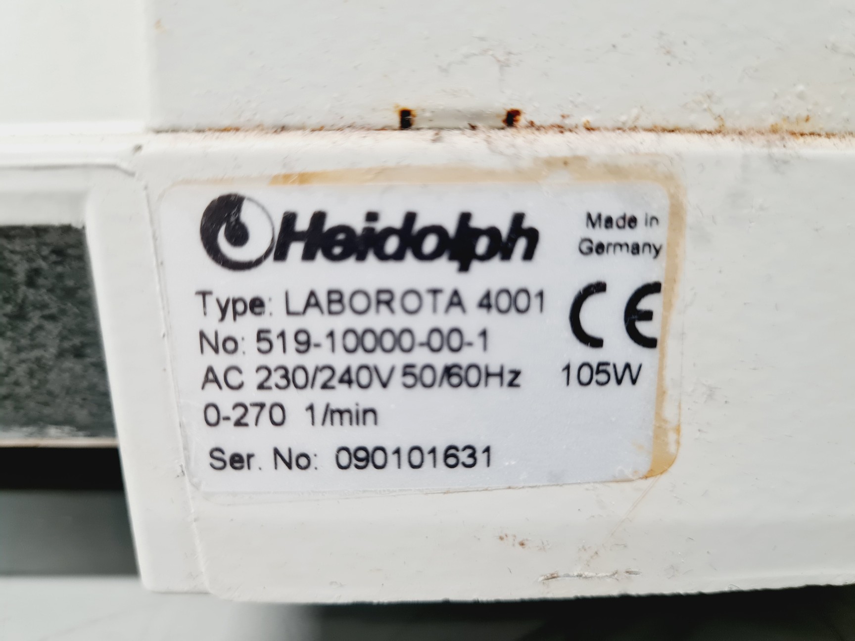 Image of Heidolph Laborota 4001 Rotavapor with Heidolph Heizbad WB Digit Waterbath