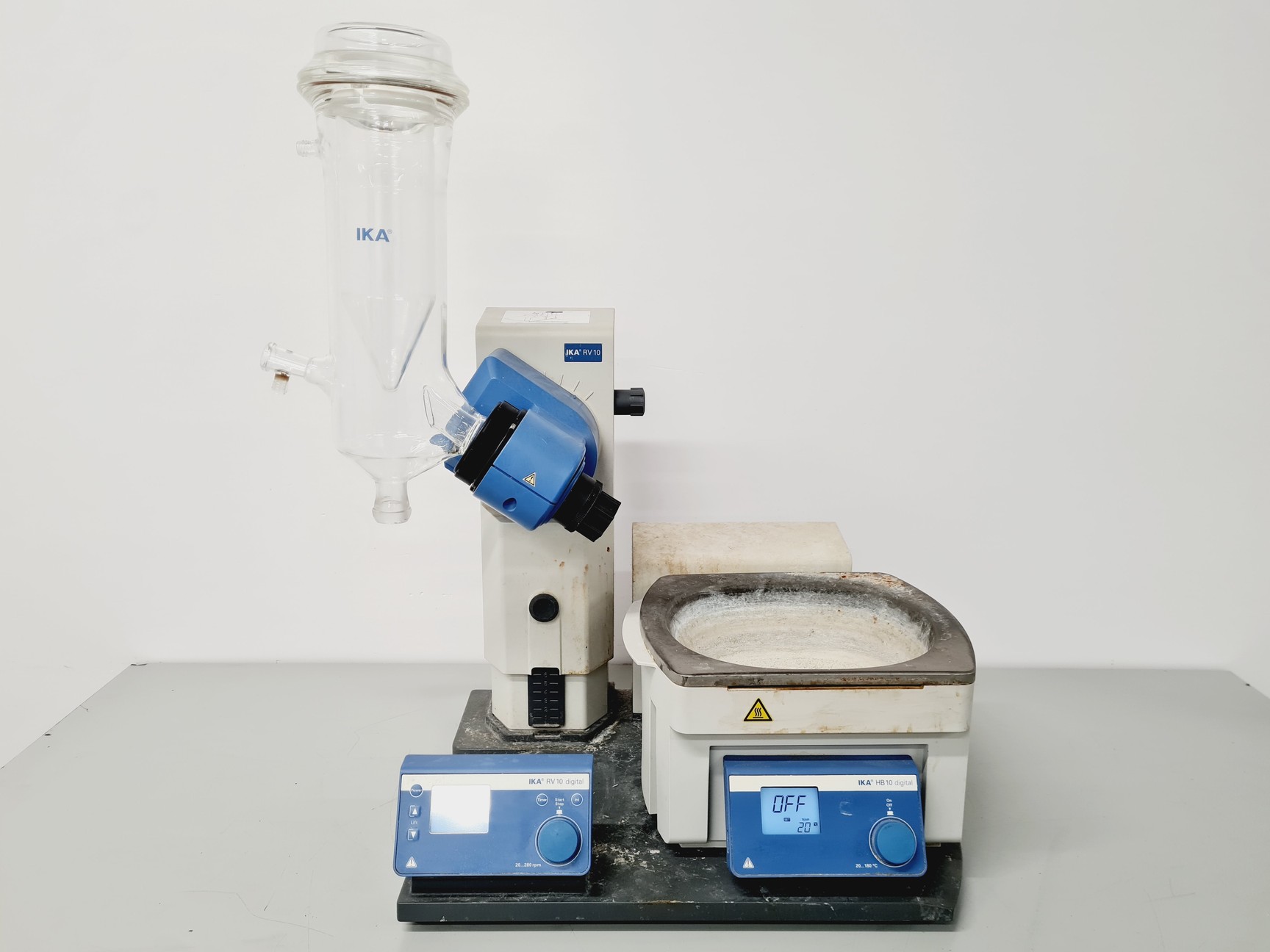 Image of IKA RV10 Digital Rotary Evaporator with IKA HB10 Digital Water Bath