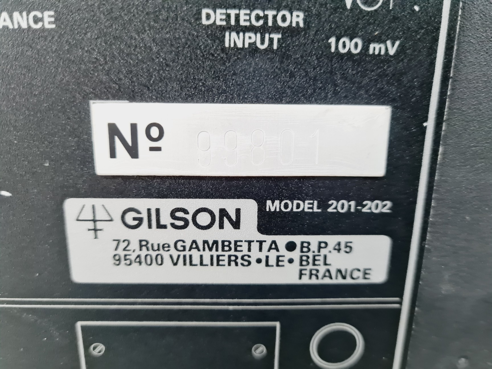 Image of Gilson 201-202 Fraction collector Model - 201