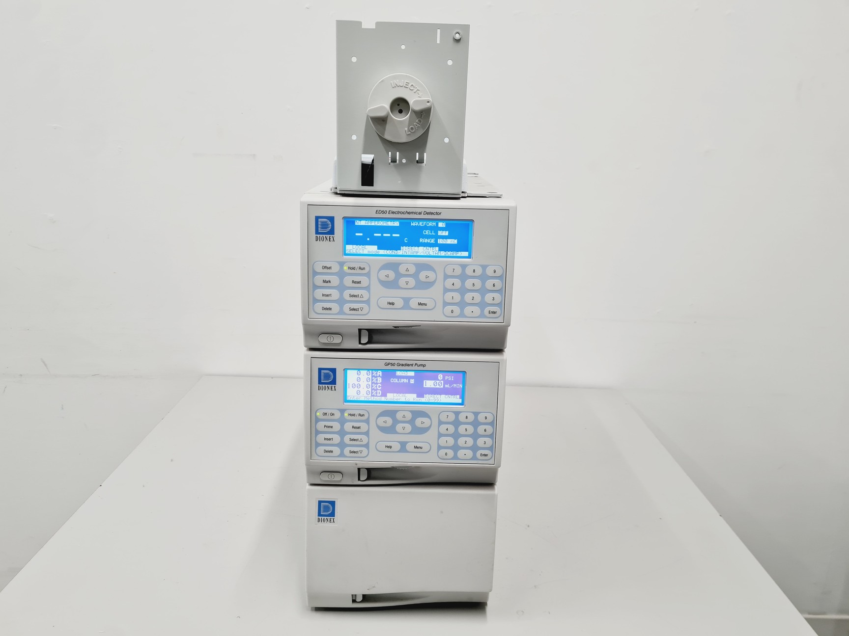 Image of Dionex HPLC System with ED50 Electrochemical Detector and GP50 Gradient Pump