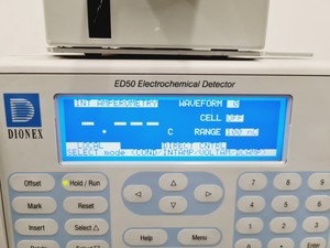 Thumbnail image of Dionex HPLC System with ED50 Electrochemical Detector and GP50 Gradient Pump