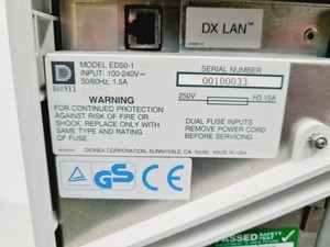 Thumbnail image of Dionex HPLC System with ED50 Electrochemical Detector and GP50 Gradient Pump