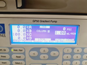 Thumbnail image of Dionex HPLC System with ED50 Electrochemical Detector and GP50 Gradient Pump