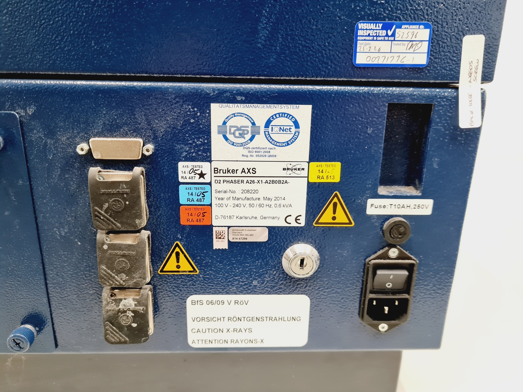 Image of Bruker AXS D2 Phaser A26-X1-A2B0B2A Diffractometer