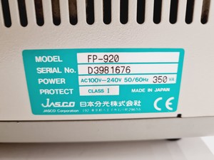 Thumbnail image of Jasco FP-920 Intelligent Fluorescence Detector