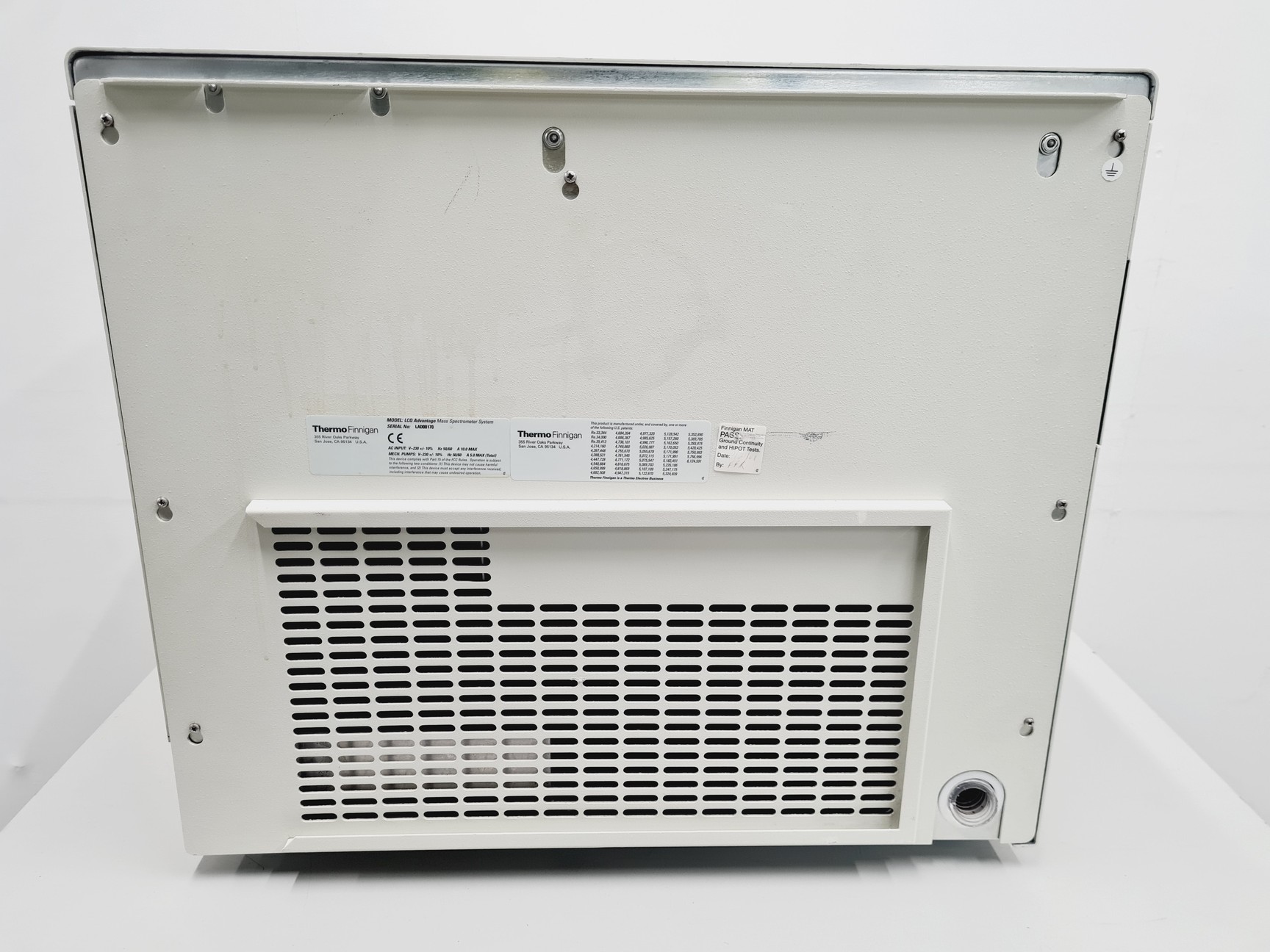 Thermo Finnigan LCQ Advantage Mass Spectrometer System Lab