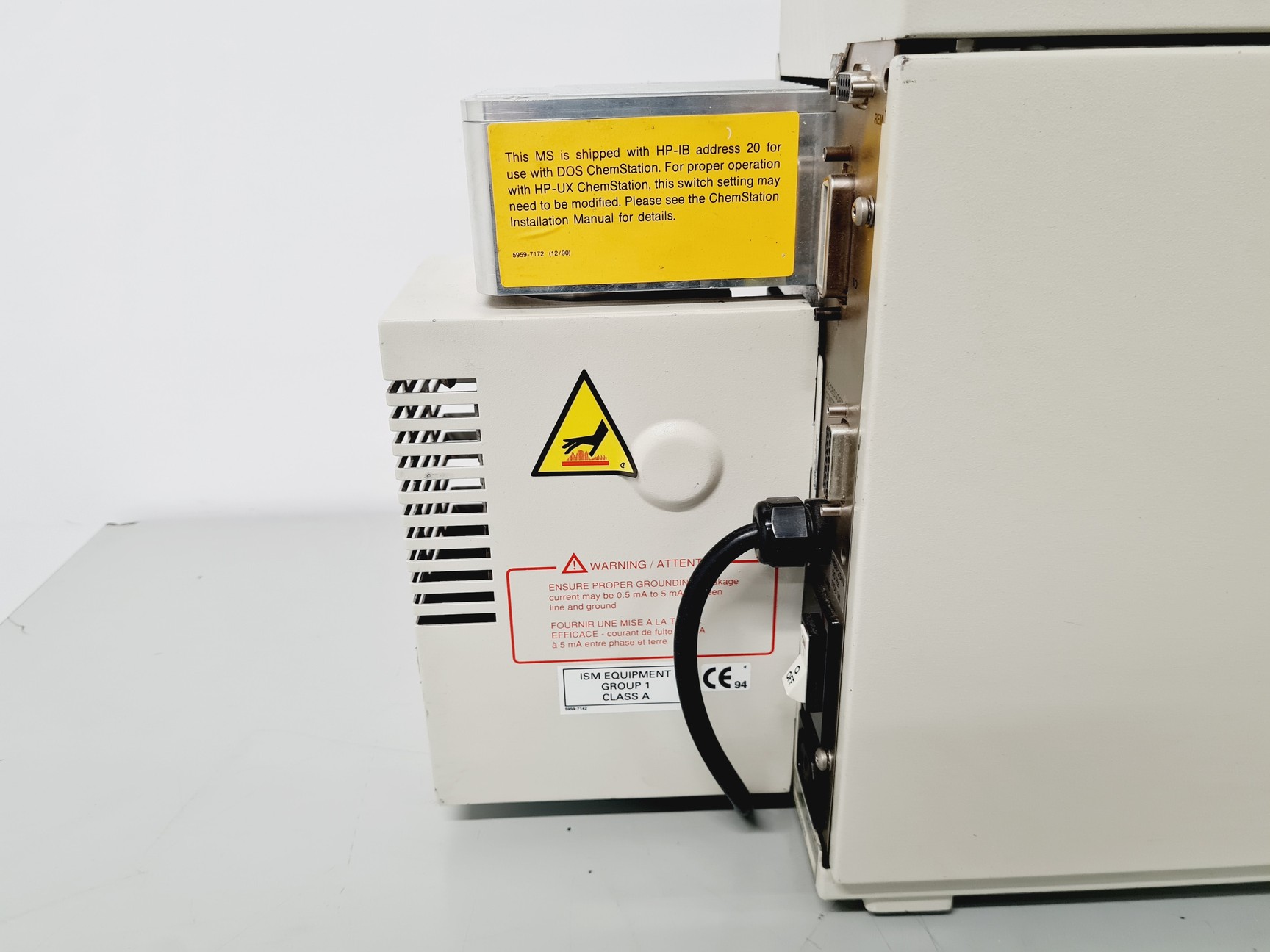 Image of Hewlett Packard 5972 Series Mass Selective Detector with 59864A Ionization Gauge