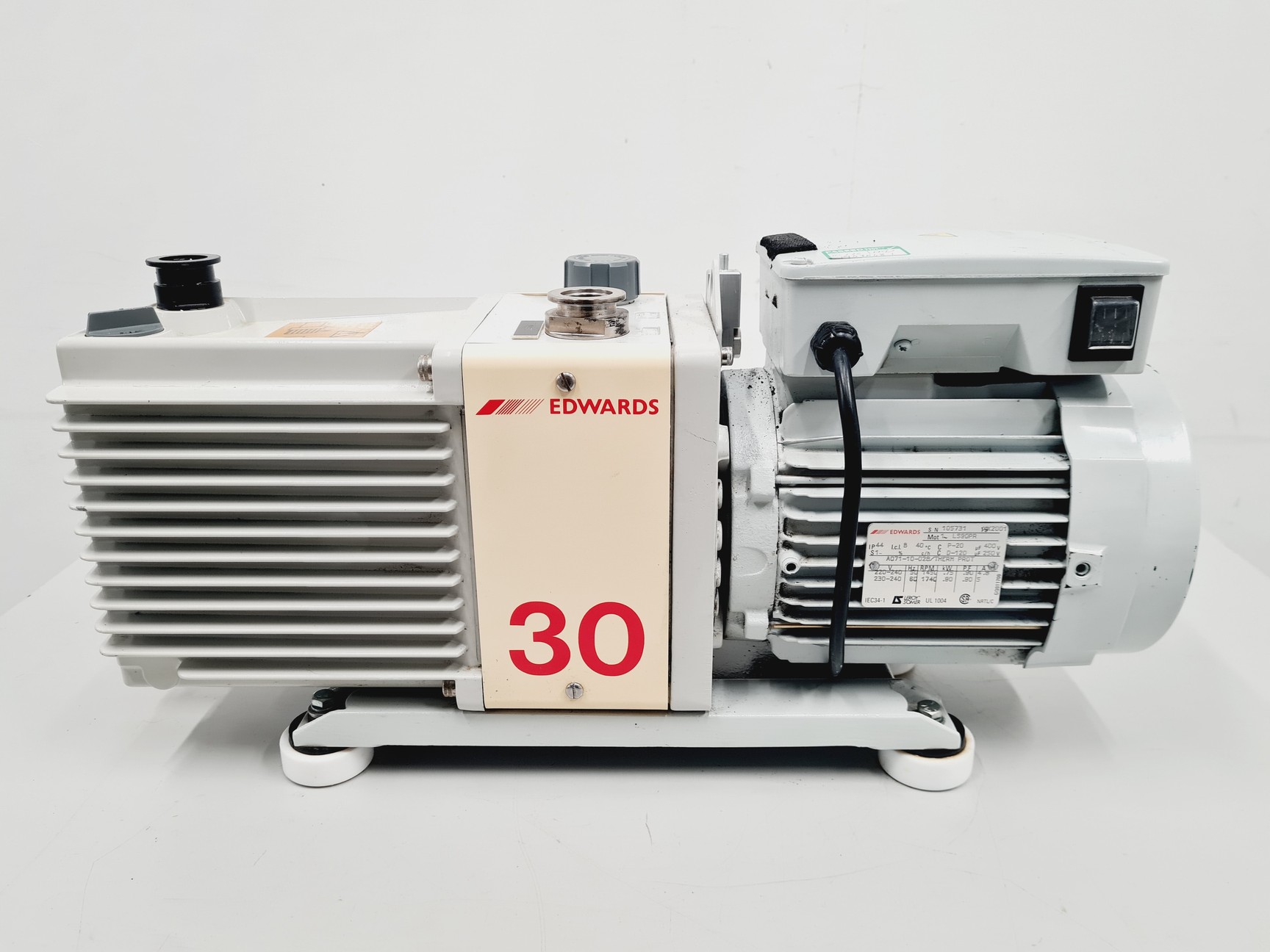 Image of Edwards 30 E2M30 Rotary Vane Dual Stage Vacuum Pump