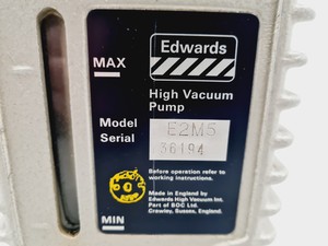 Thumbnail image of Edwards 5 Two Stage E2M5 Rotary Vane Pump