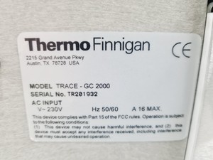 Thumbnail image of Thermo Quest Trace GC 2000 with AS 2000 Autosampler Controller