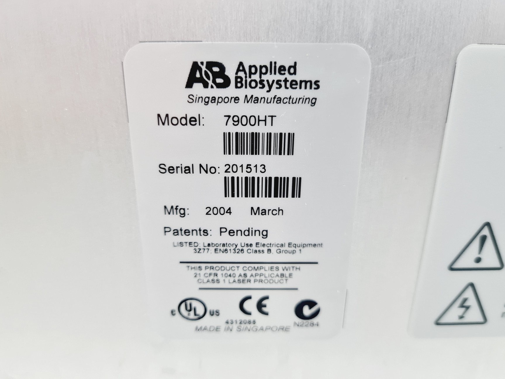 Image of Applied Biosystems 7900HT Fast Real-Time PCR System