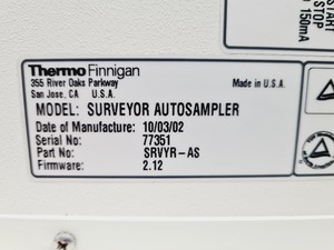 Thumbnail image of Thermo Finnigan Surveyor PDA Detector, Autosampler, LC Pump