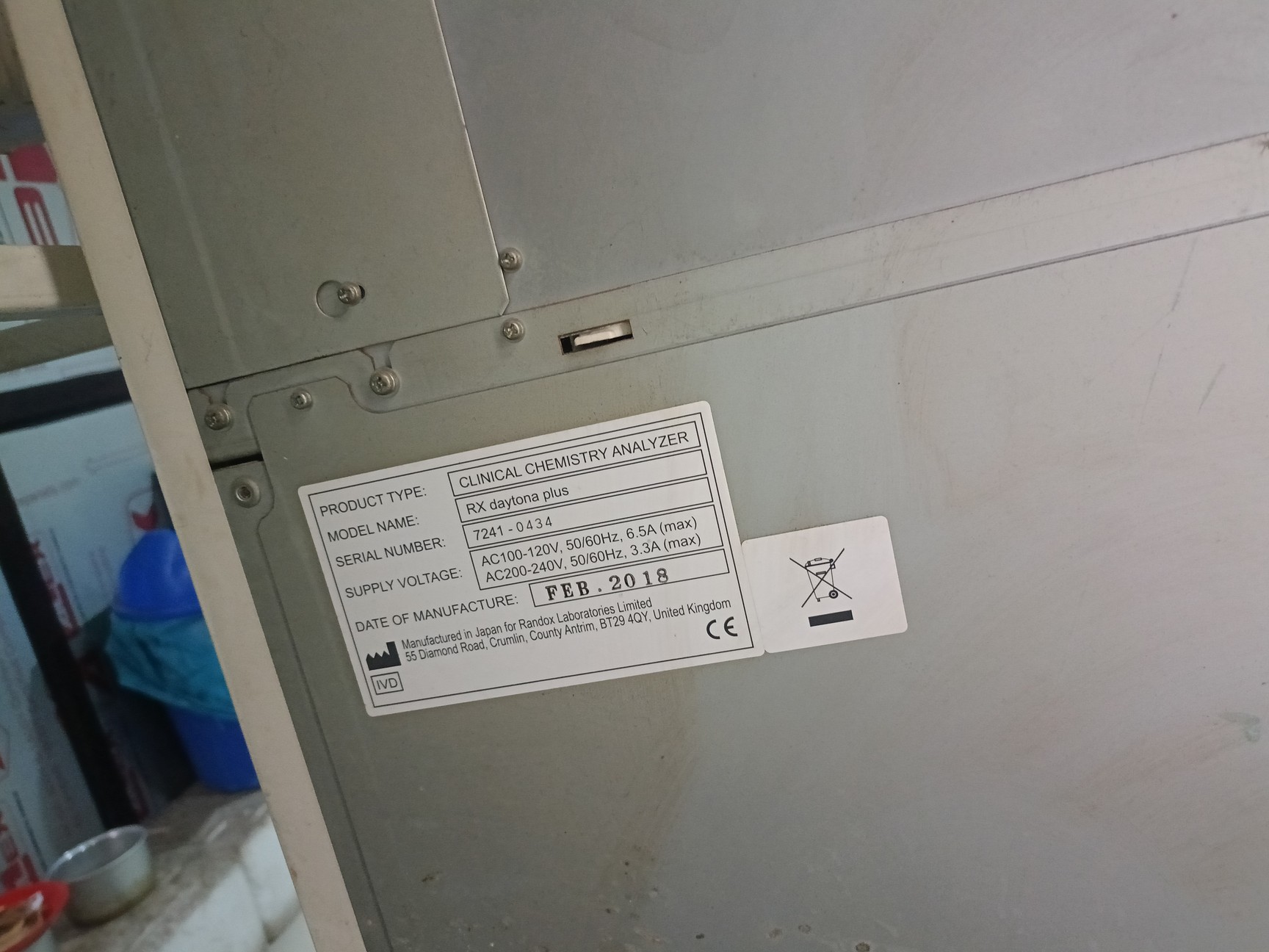 Image of Randox RX Daytona+ Plus Clinical Chemistry Analyser Biochemistry System (2018)