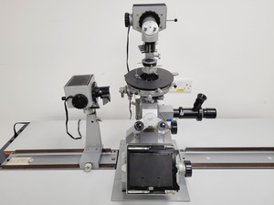 Thumbnail image of Reichert 357801 Inverted Polarising Microscope System w/ Table & Various Parts
