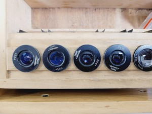 Thumbnail image of Reichert 357801 Inverted Polarising Microscope System w/ Table & Various Parts