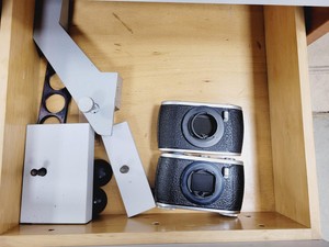 Thumbnail image of Reichert 357801 Inverted Polarising Microscope System w/ Table & Various Parts