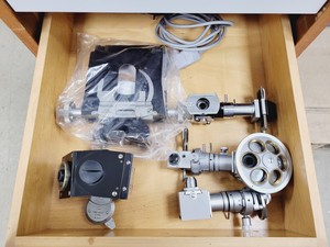 Thumbnail image of Reichert 357801 Inverted Polarising Microscope System w/ Table & Various Parts