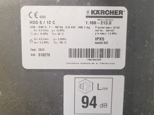Thumbnail image of Karcher HDS 6/12 C Diesel Powered Jet Washer