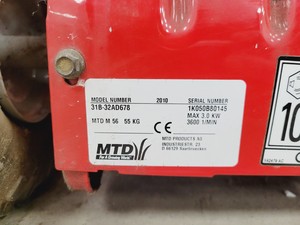 Thumbnail image of MTD Products Snow Thrower Machine Model 31B-32AD678 