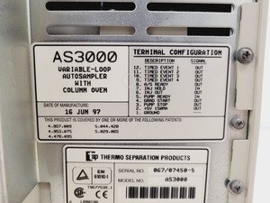 Thumbnail image of Thermo Separation Products SpectraSystem AS3000 Autosampler