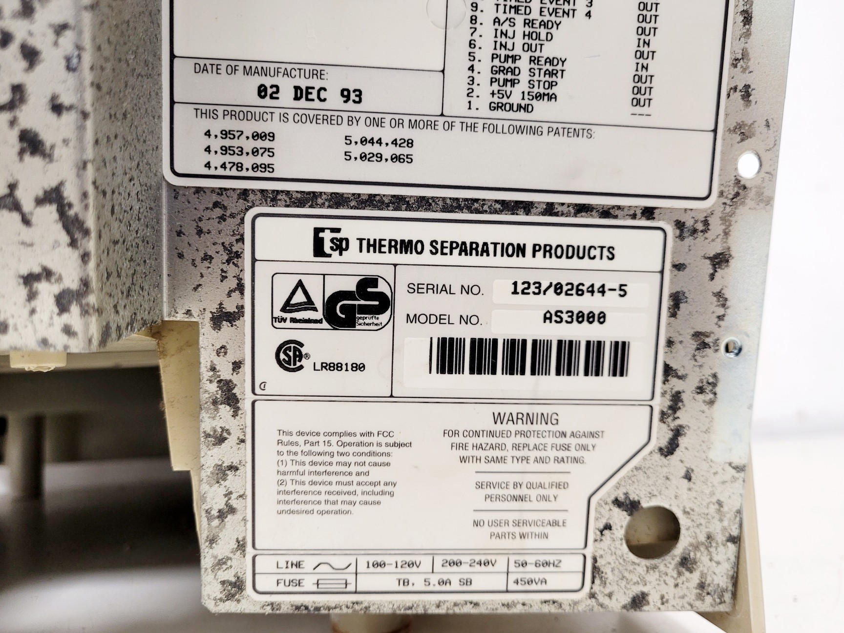 Image of Thermo Separation Products SpectraSystem AS3000 Autosampler