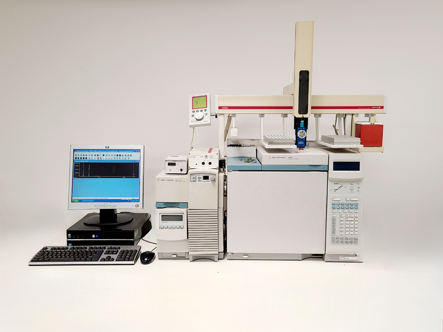 Image of Agilent 6890N GC with 5973 Mass Selective Detector & Autosampler