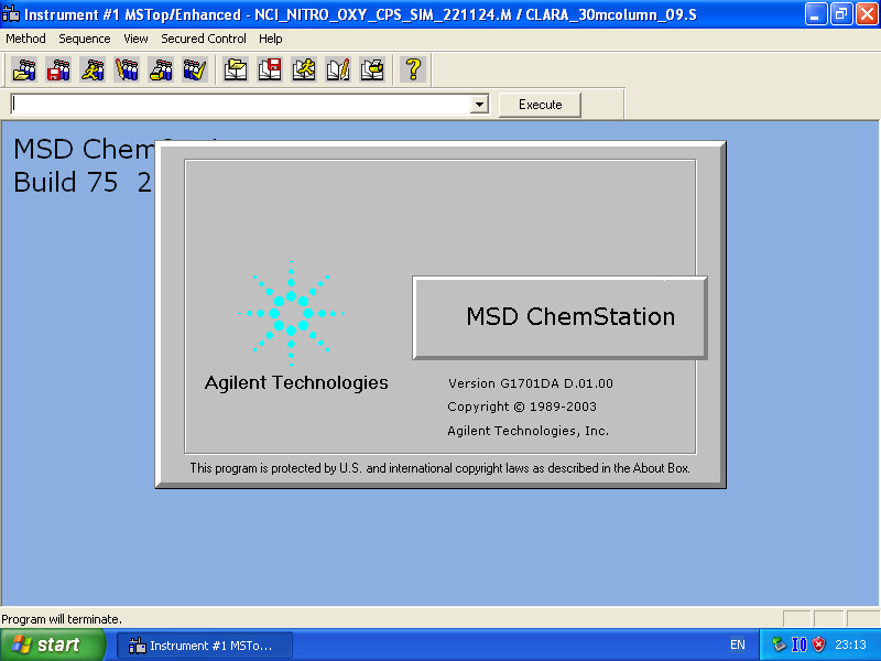 Image of Agilent 6890N GC with 5973 Mass Selective Detector & Autosampler