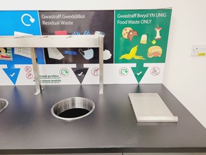 Thumbnail image of Wooden 4 Waste Stream Bin Metal & Plastic, Paper, General Waste & Food Waste 