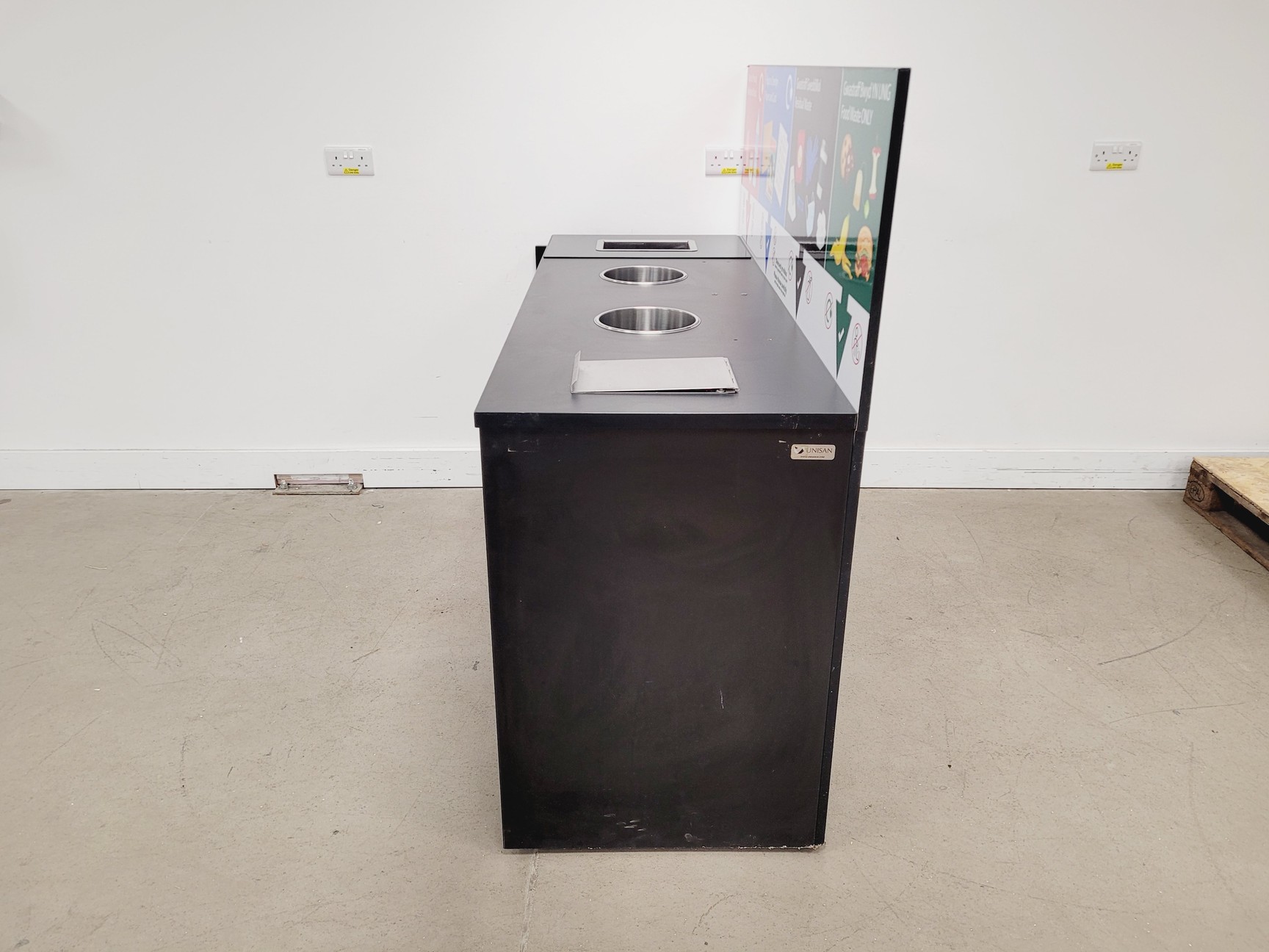 Image of Wooden 4 Waste Stream Bin Metal & Plastic, Paper, General Waste & Food Waste 