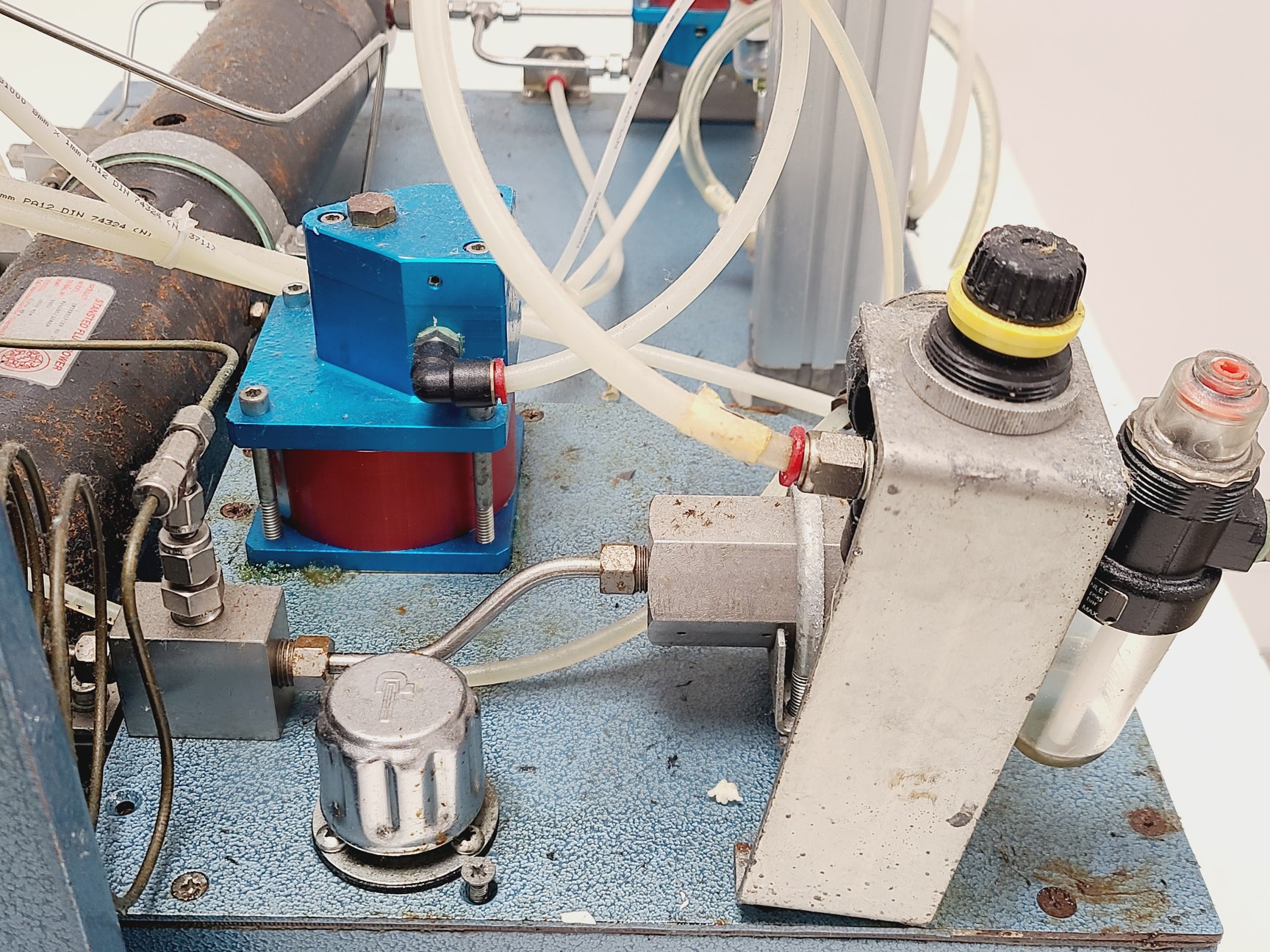 Image of Cold Isostatic Press with Neslab RTE 200 Recirculating Water Bath