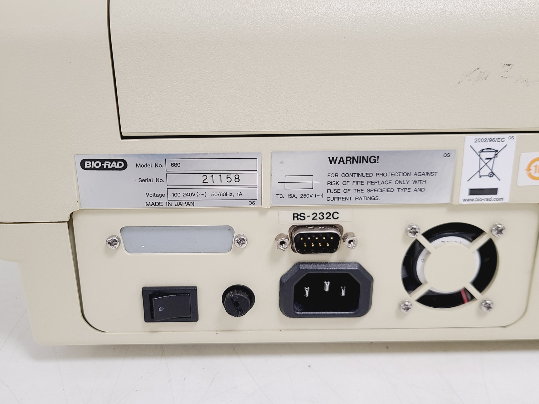 Image of Bio-Rad Model 680 Microplate Reader with PC