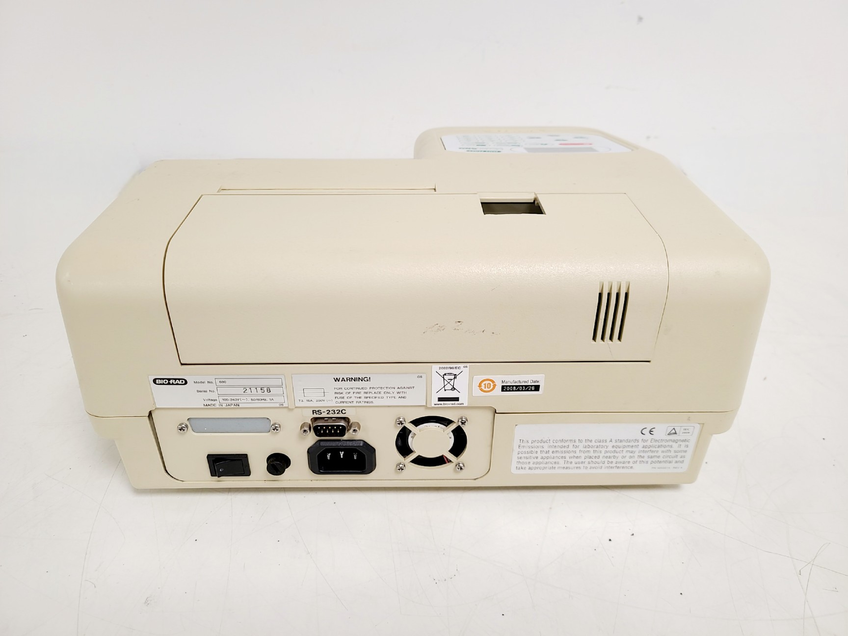 Image of Bio-Rad Model 680 Microplate Reader with PC