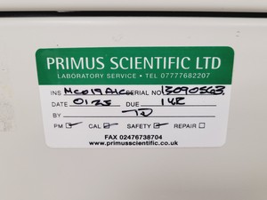 Thumbnail image of Panasonic MCO-19AICUV-PE CO2 Incubator Spares/Repair Lab