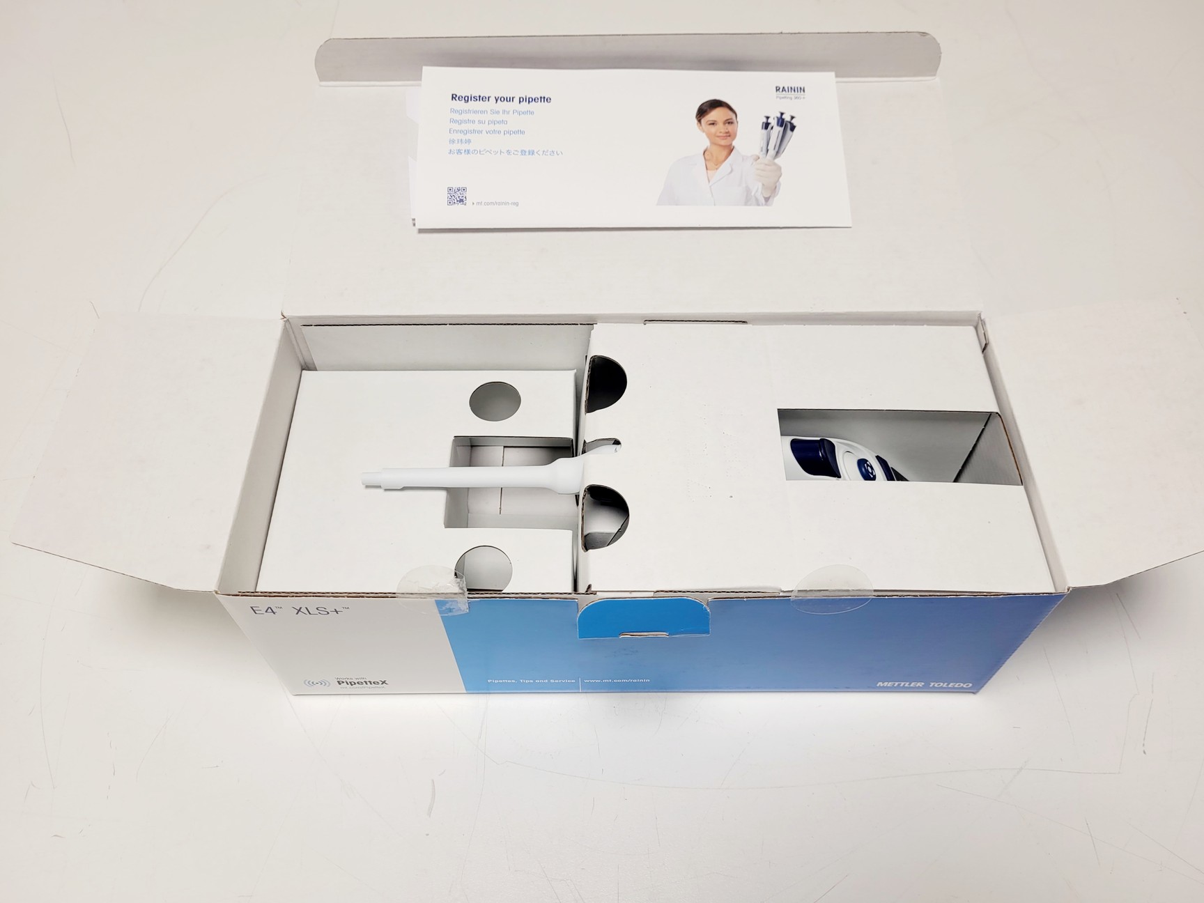 Image of Mettler Toledo E4 Electronic Pipette E4-200XLS+
