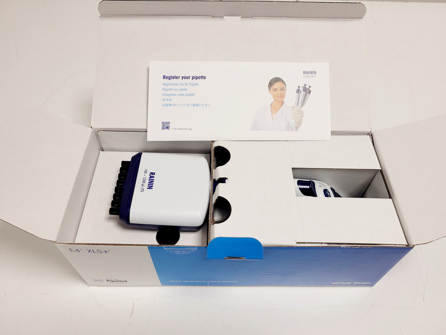 Image of Mettler Toledo E4 Pipette Multi E8-1200XLS+ Lab